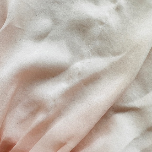 Elizabeth and James | Pale Pink Peplum pleated blouse vintage sz XS - Picture 11 of 16